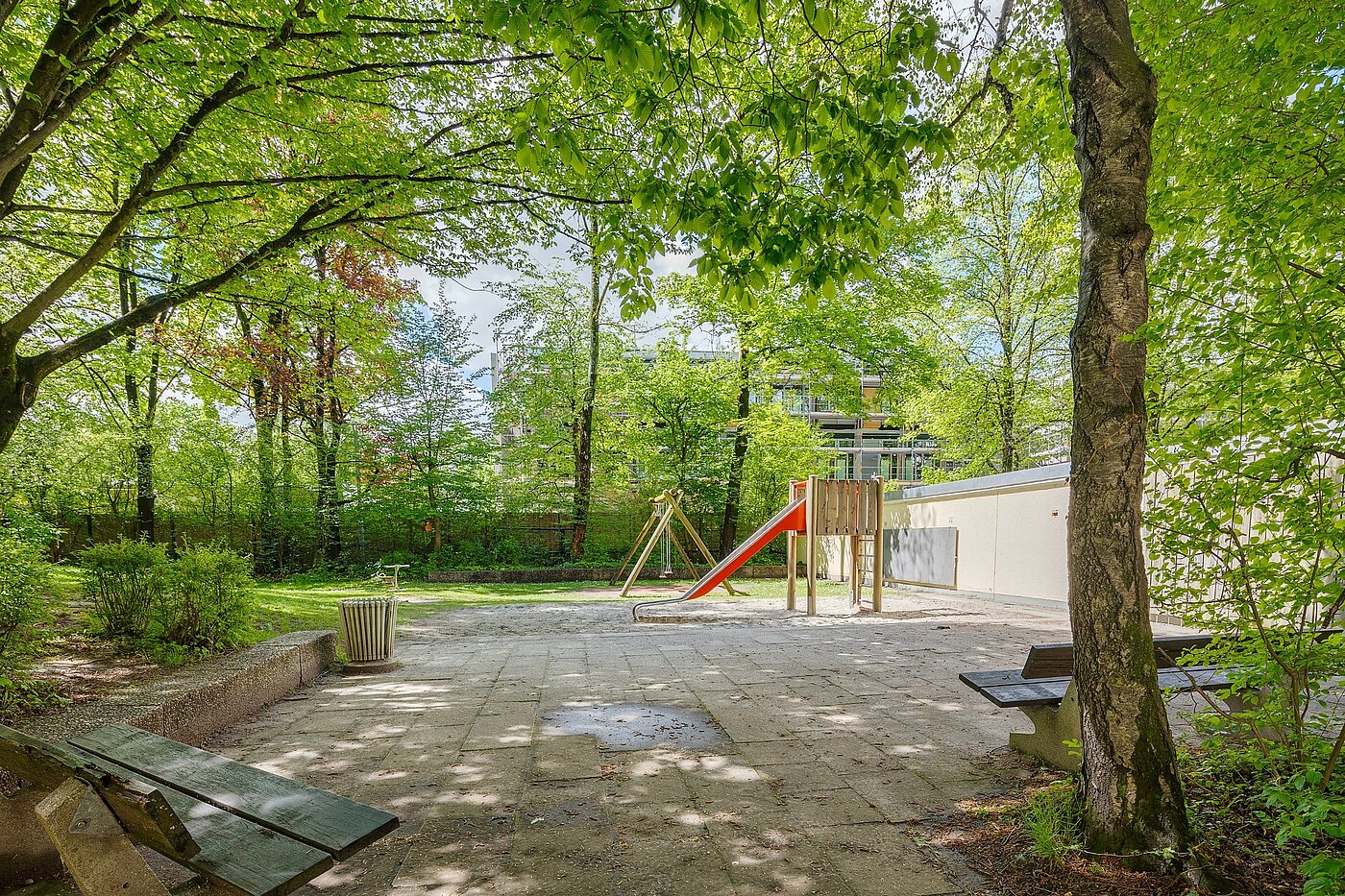Apartamento de 1 habitación | München-Oberföhring | 2104ML2 | ... mit Kinderspielplatz