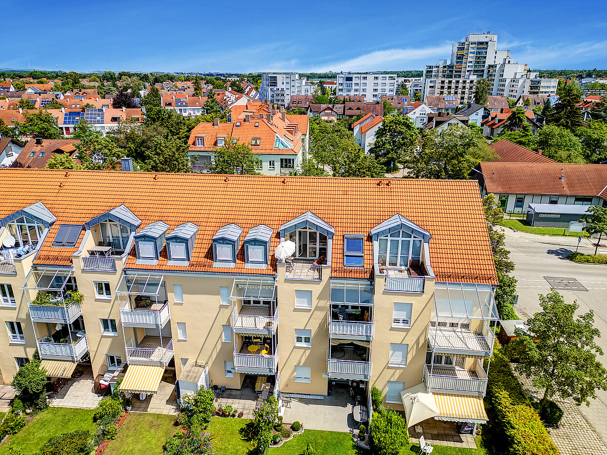 Apartamento de 2 habitaciones | Unterschleißheim | 70138 | Gartenansicht