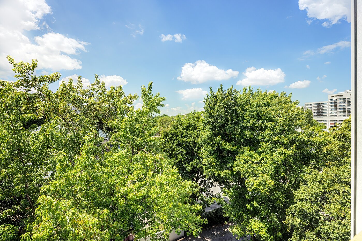 Apartamento de 2 habitaciones | München-Hadern | 704101 | Ausblick vom Wintergarten
