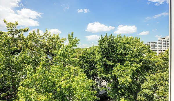 Apartamento de 2 habitaciones | München-Hadern | 704101 | Ausblick vom Wintergarten