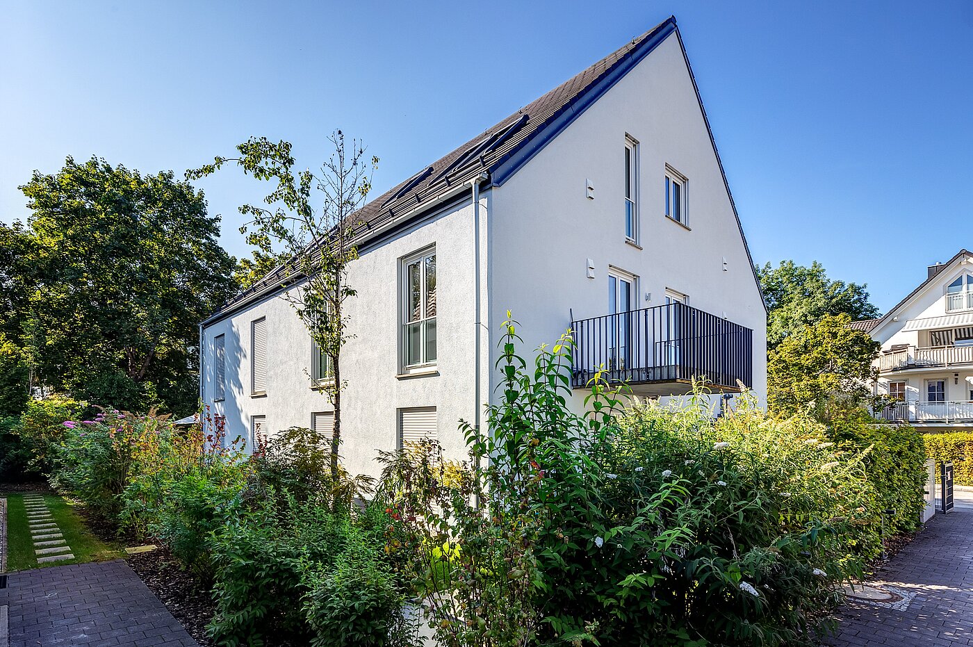 Piso dúplex  de 4 habitaciones | München-Obermenzing | 701553 | Ansicht vom Innenhof aus