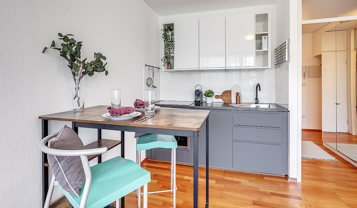 Apartamento de 1 habitación | München-Bogenhausen | 2103ML6 | Essen und Kochen