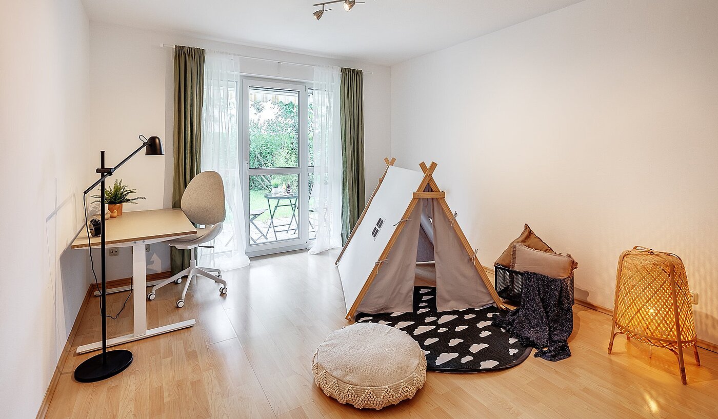 Apartamento de 3 habitaciones | München-Hasenbergl | 2105ML10 | ... zum Garten