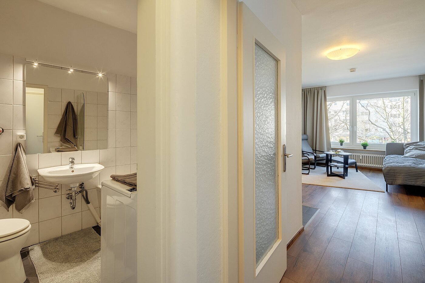 Apartamento de 3 habitaciones | München-Nymphenburg | 2001ML8 | Blick von der Diele