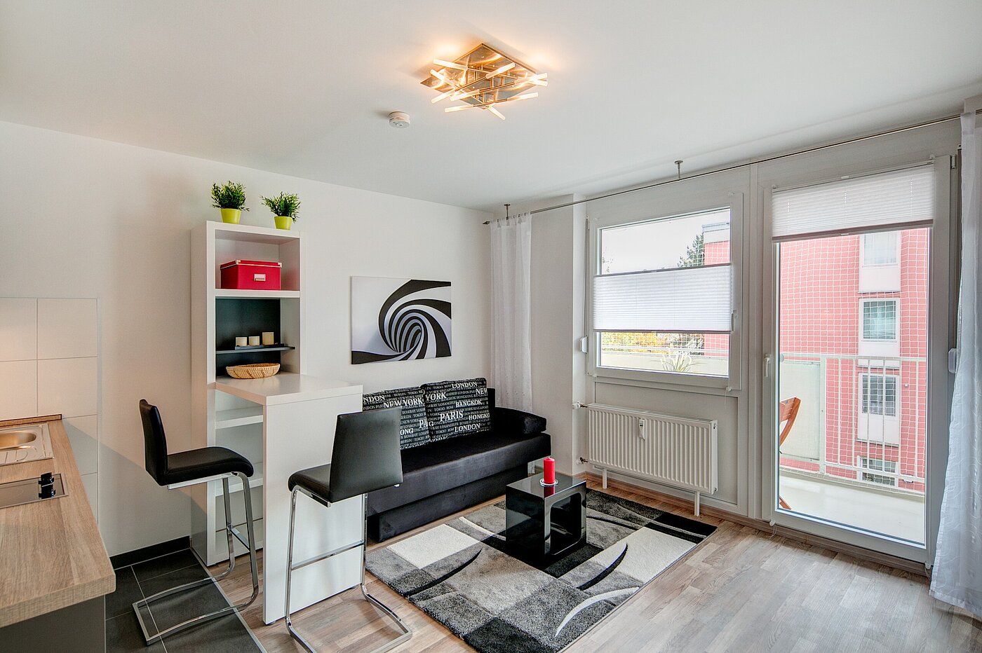 Apartamento de 1 habitación | München-Berg am Laim | 70064 | ...und Schlafbereich
