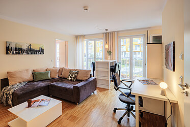 Schwabing-West: Apartamento elegante de 2 habitaciones en el centro - disponible