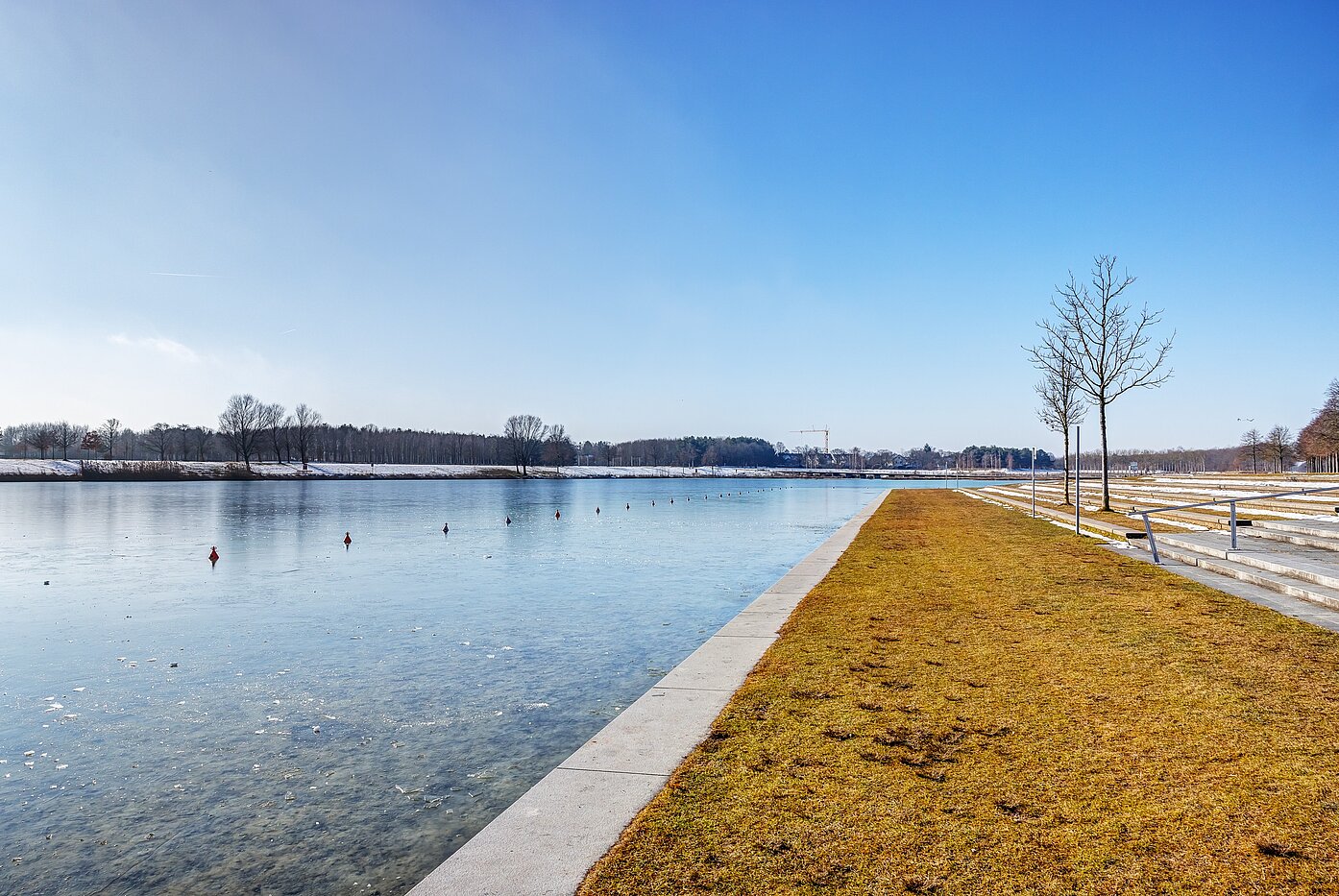 Piso en planta baja de 2 habitaciones | München-Riem | 2201ML1 | ...Riemer See im Winter...