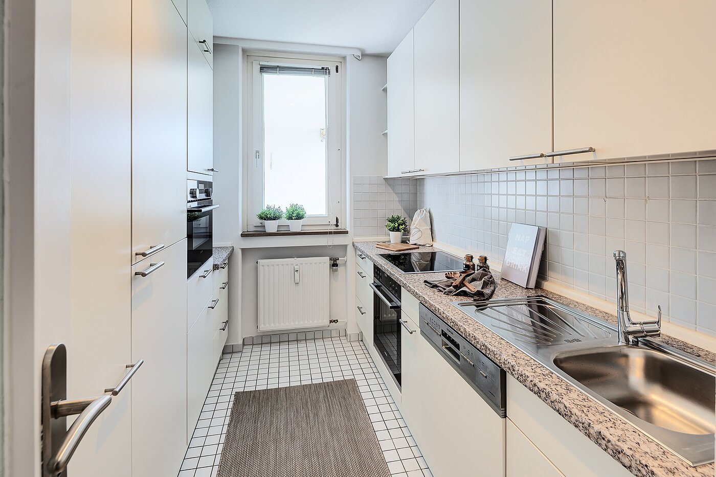 Apartamento de 3 habitaciones | München-Oberföhring | 70246 | Voll eingerichtete Küche...