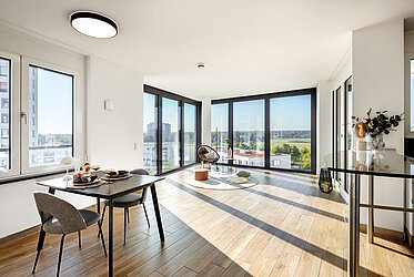 Obersendling: Exclusivo piso de 3 habitaciones en Alpenglühen - libre