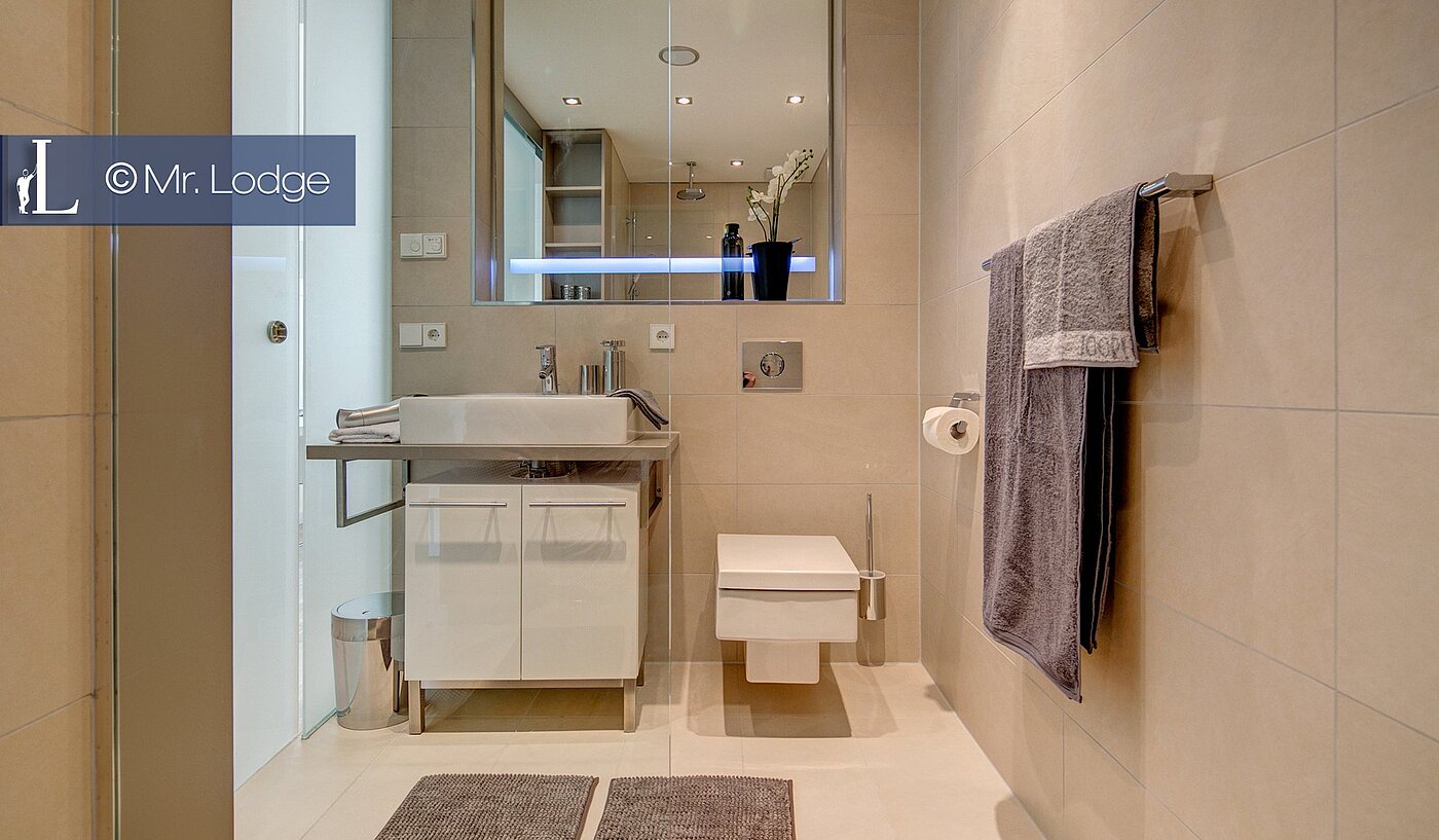 Apartamento de 1 habitación | München-Bogenhausen | 1802ML4 | Waschtisch und Spiegelschrank