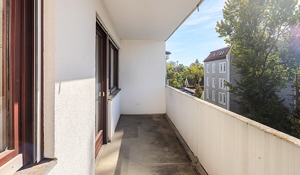 Apartment de 1 habitación | München-Laim | 70503 | Balkon
