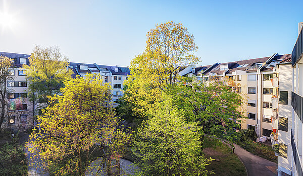 Apartment de 1.5 habitaciones | München-Bogenhausen | 702971 | ...mit Blick in Grüne