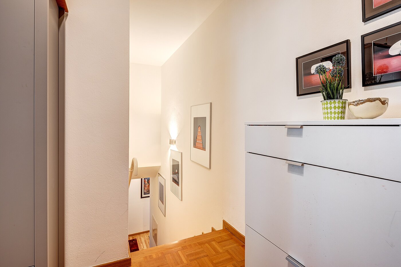 Piso dúplex  de 3 habitaciones | München-Lehel | 2209ML5 | Treppe von der Diele...