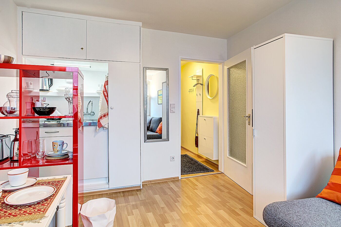 Apartment de 1 habitación | München-Ludwigsvorstadt | 70469 | Blick zur Diele...
