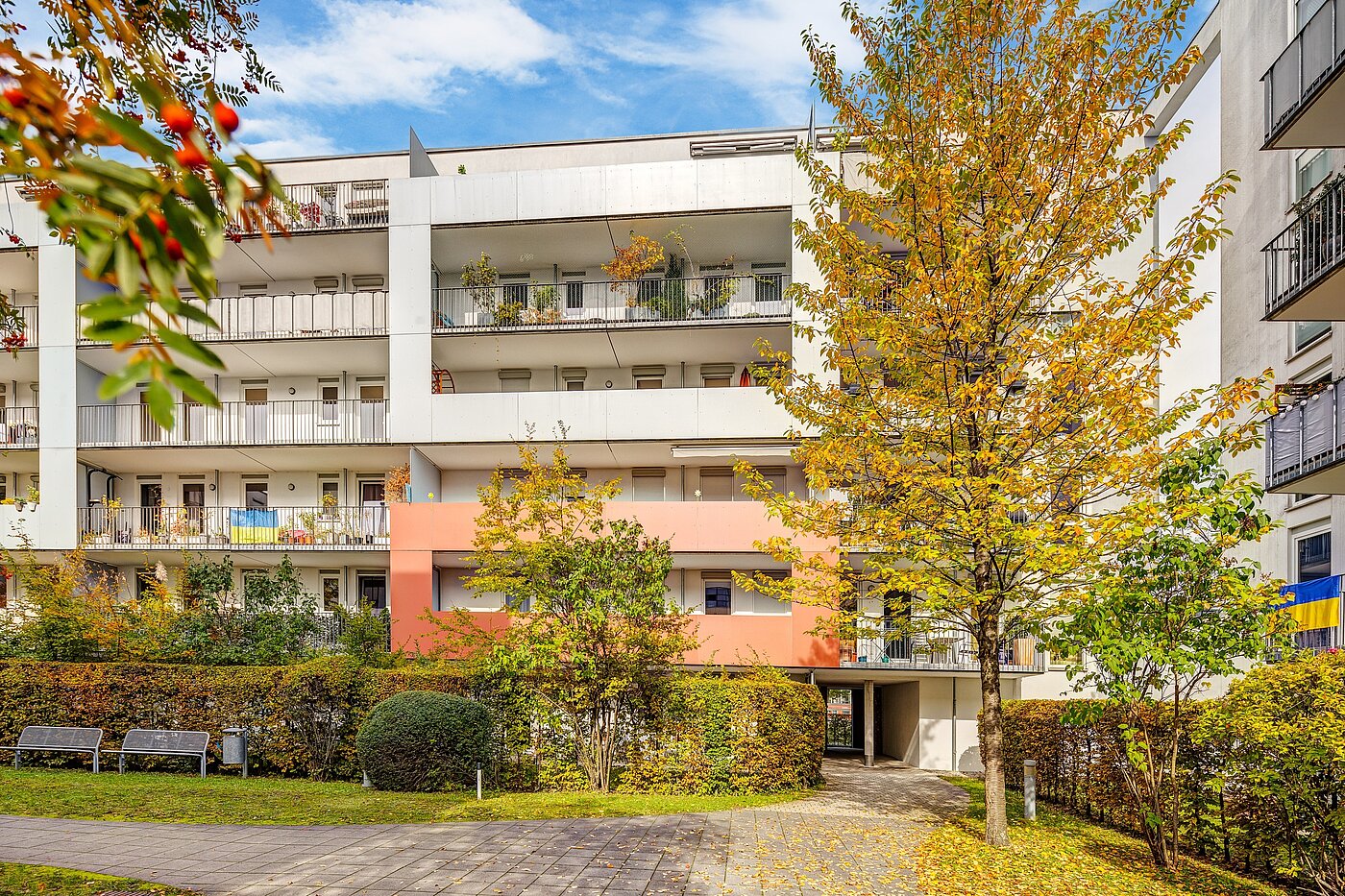 Apartamento de 2.5 habitaciones | München-Schwanthalerhöhe | 2210ML2 | Innenhof Ansicht