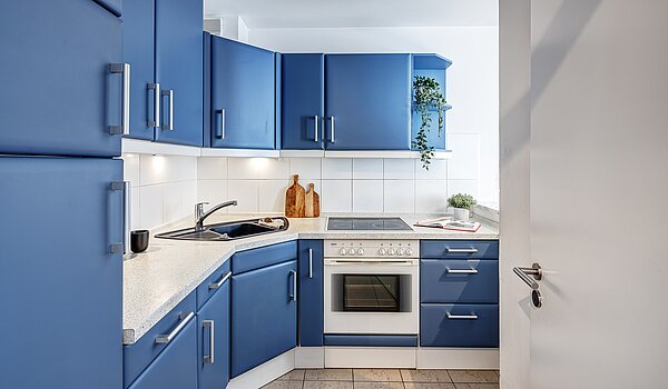 Apartamento de 3 habitaciones | München-Schwabing | 2202ML12 | Die Küche, ein Blickfang...