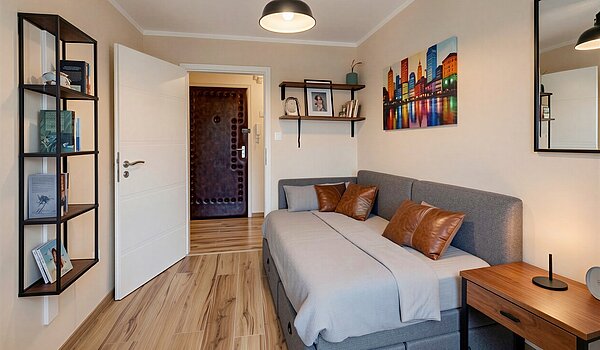 Apartamento de 4 habitaciones | München-Aubing | 70276 | KI-generiertes Möblierungsbeispiel