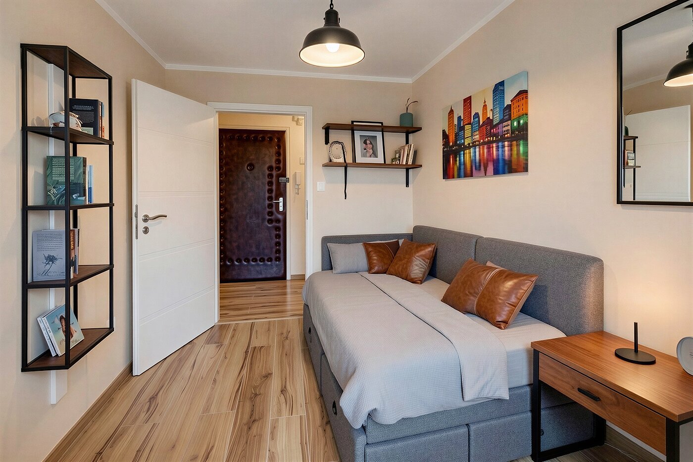 Apartamento de 4 habitaciones | München-Aubing | 70276 | KI-generiertes Möblierungsbeispiel