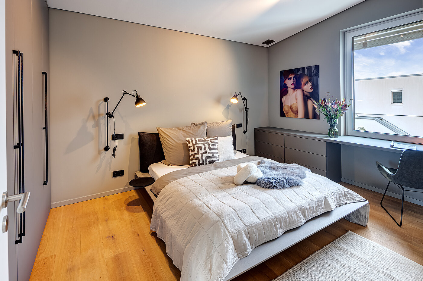 Penthouse de 2 habitaciones | München-Maxvorstadt | 704271 | Schlafzimmer mit...