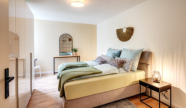 Apartamento de 3 habitaciones | Unterhaching | 70421 | Schlafzimmer mit...