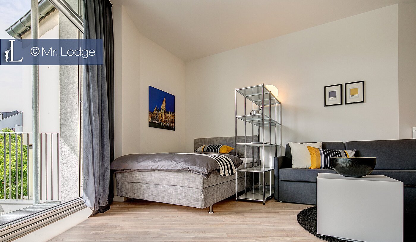 Apartamento de 1 habitación | München-Bogenhausen | 1802ML4 | Schlafbereich....