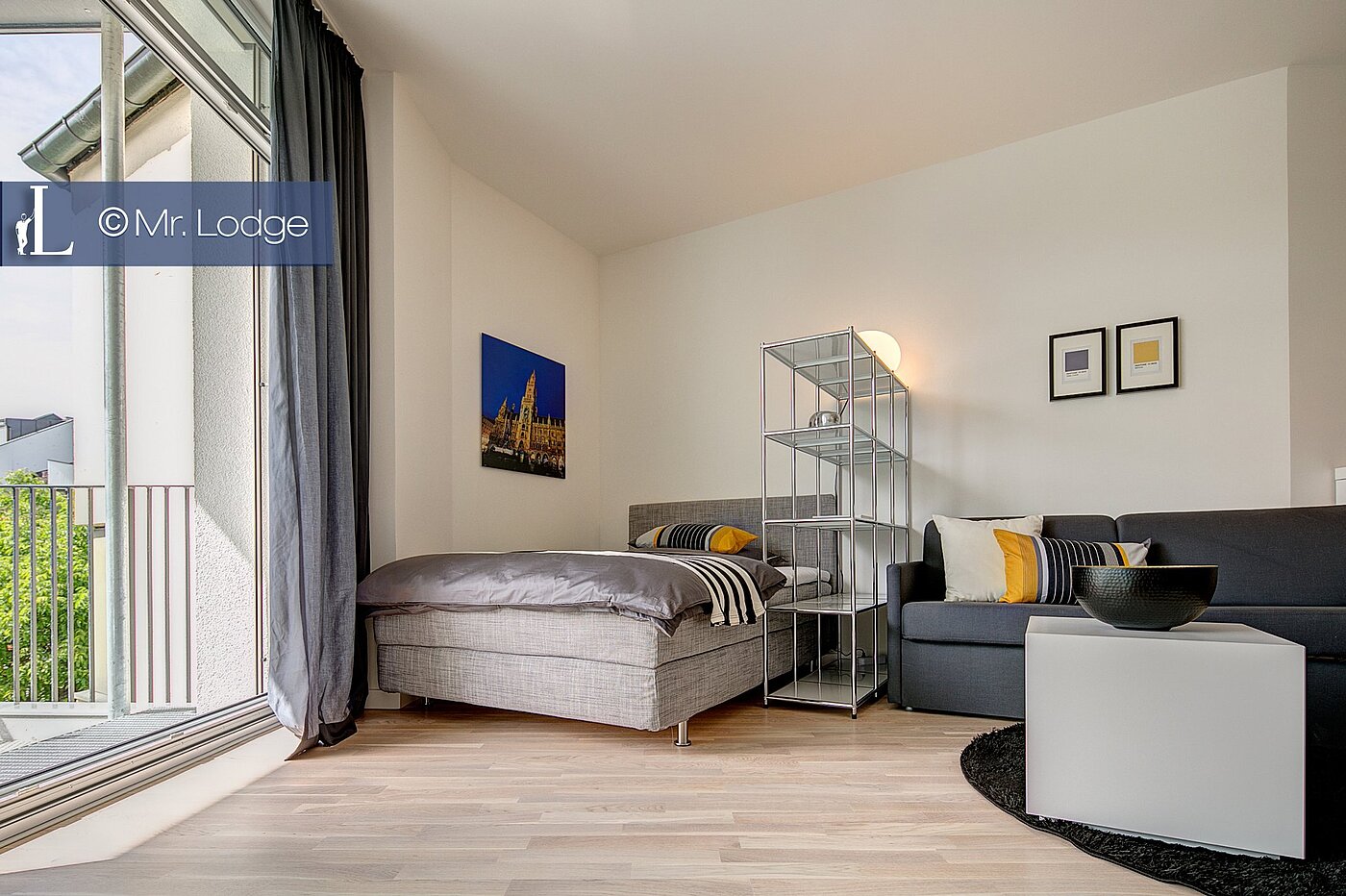 Apartamento de 1 habitación | München-Bogenhausen | 1802ML4 | Schlafbereich....