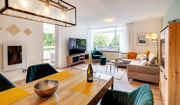 Apartamento de 3 habitaciones | Unterhaching | 70421 | Großzügig mit Zugang..