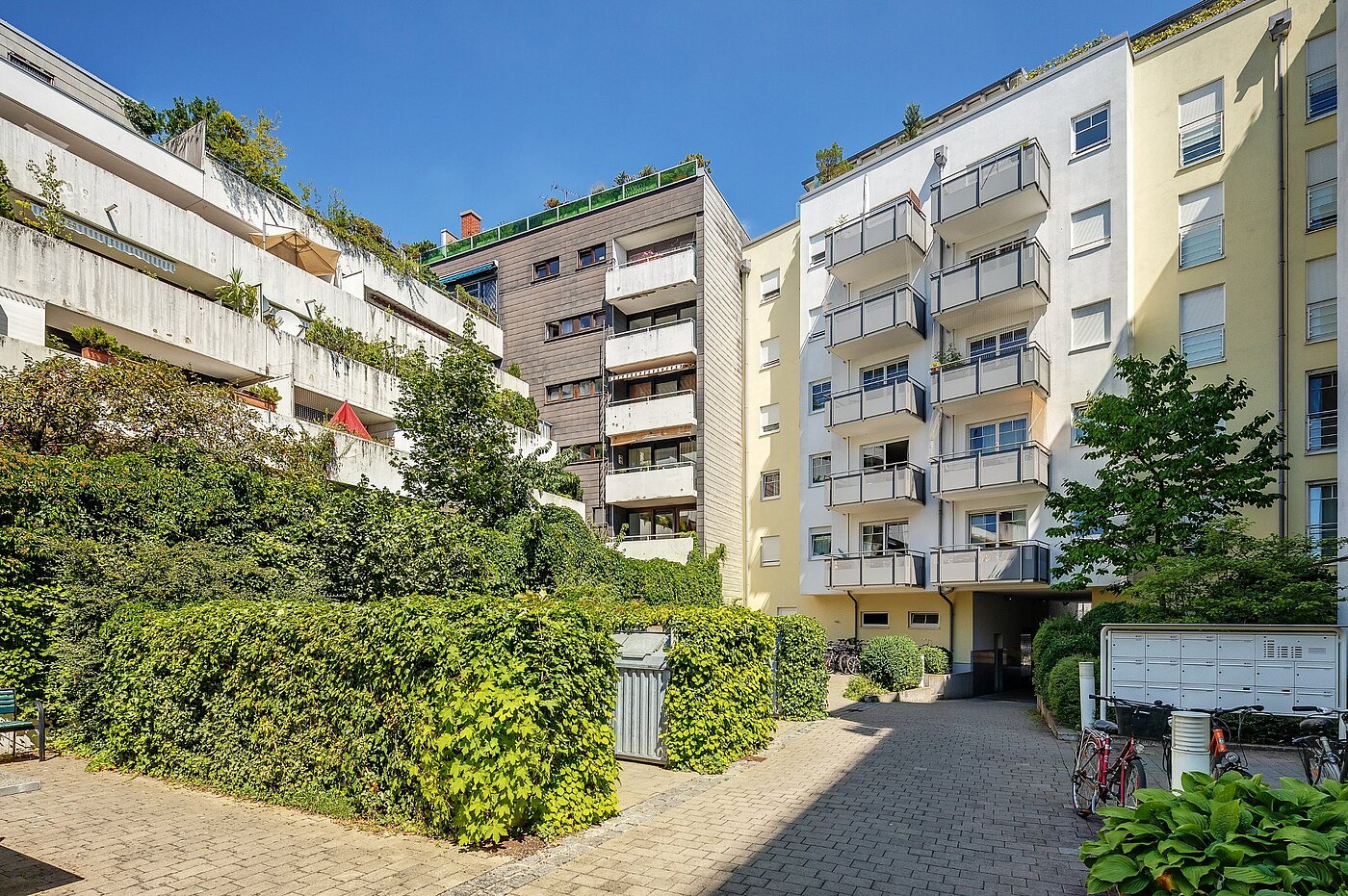 Apartamento de 1 habitación | München-Schwabing | 2007ML2 | Hofseite