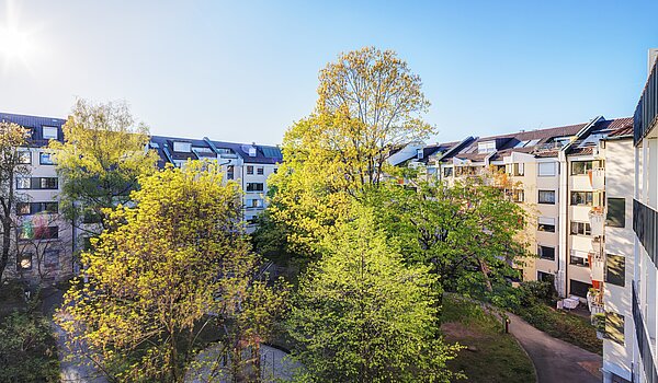 Apartment de 1.5 habitaciones | München-Bogenhausen | 70378 | ...mit Blick ins Grüne