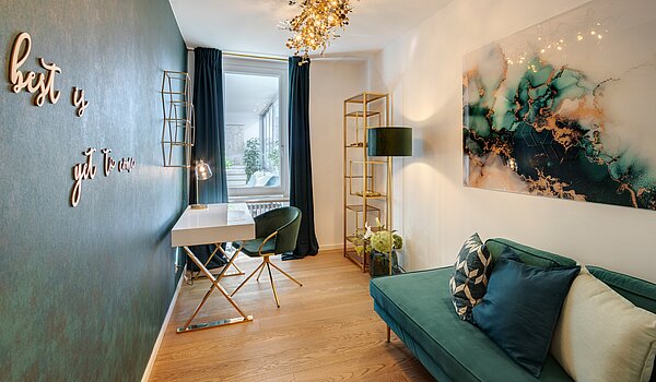 Apartamento de 3 habitaciones | München-Sendling | 70167 | Arbeitsbereich...