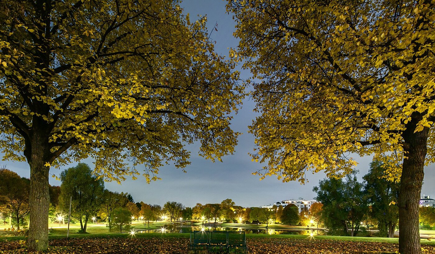 Apartamento de 1 habitación | München-Sendling-Westpark | 2008ML1 | Abenddämmerung im Westpark