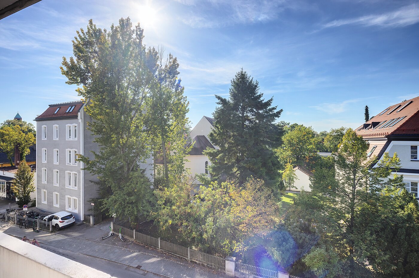 Apartment de 1 habitación | München-Laim | 70503 | Blick vom Balkon