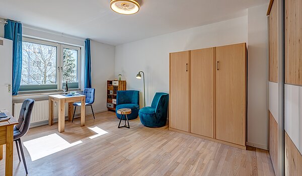 Apartamento de 1 habitación | München-Schwabing | 70454 | Wohnen, Arbeiten und...