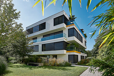 Thalkirchen: vida moderna junto al río Isar: apartamento con jardín de diseño en una ubicación exclusiva