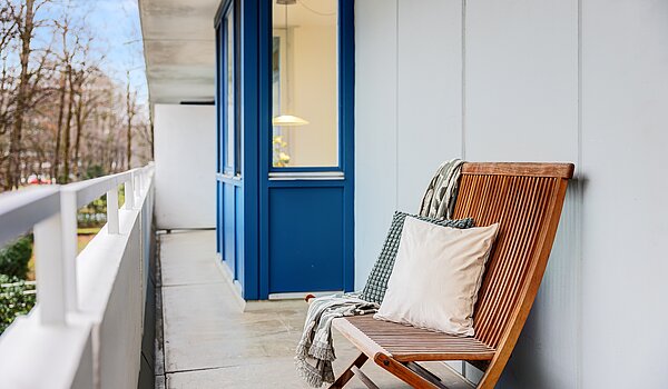 Apartamento de 3.5 habitaciones | München-Bogenhausen | 703051 | Schattiger Nordbalkon