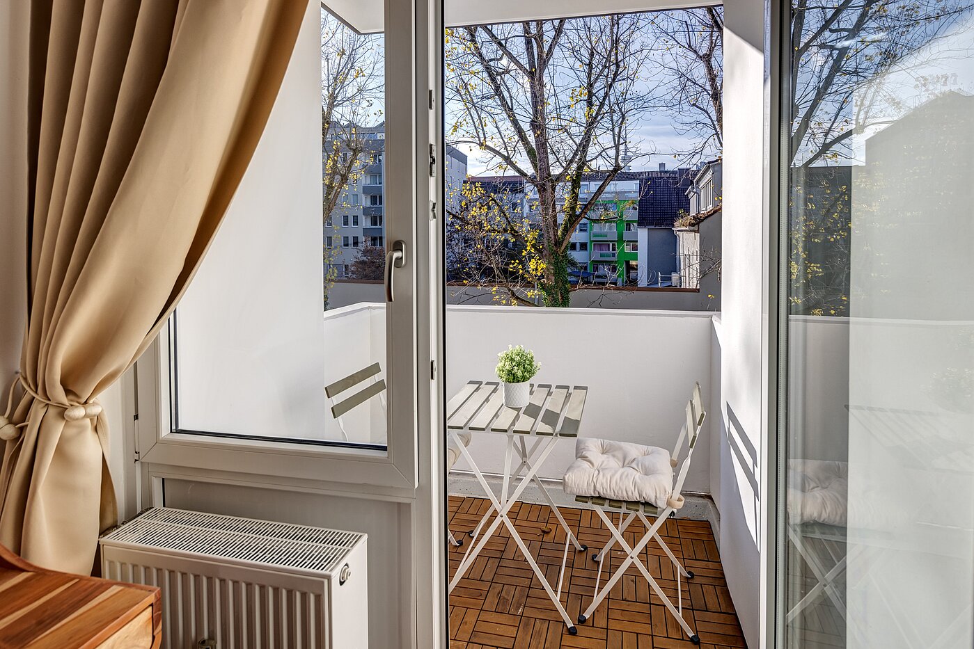 Apartment de 1 habitación | München-Milbertshofen | 70183 | ...und Zugang zum Balkon