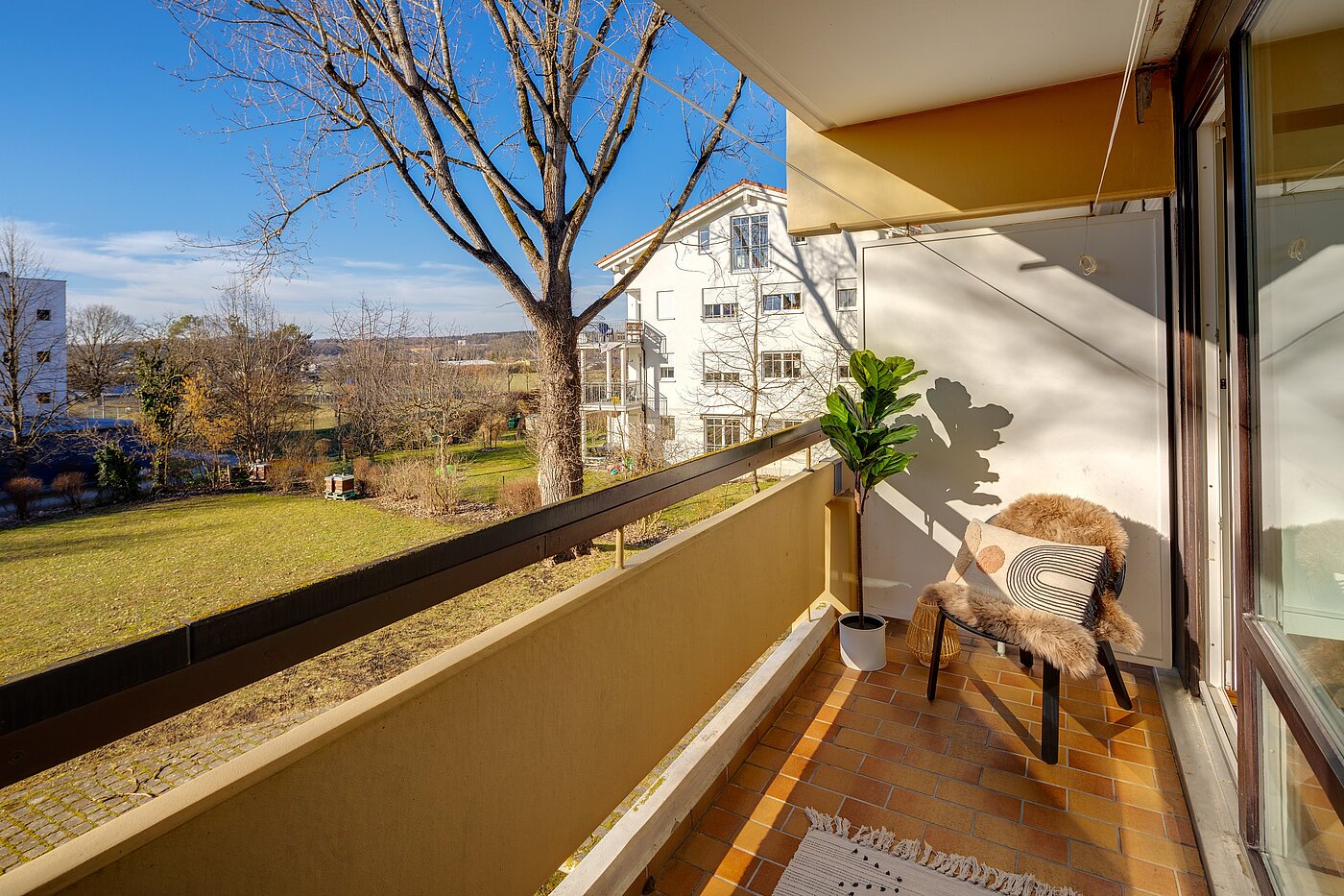 Apartamento de 1 habitación | Herrsching am Ammersee | 2302ML2 | Westbalkon mit Aussicht