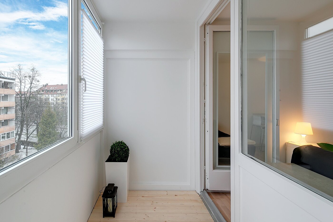 Apartamento de 1 habitación | München-Nymphenburg | 2102ML7 | ...und verglastem Balkon