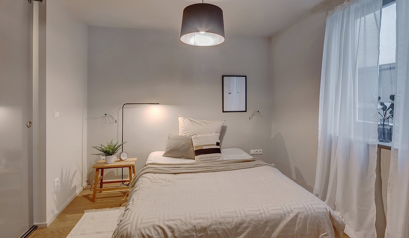 Entresuelo  de 2 habitaciones | München-Lehel | 2012ML1 | Gemütliches Schlafzimmer...