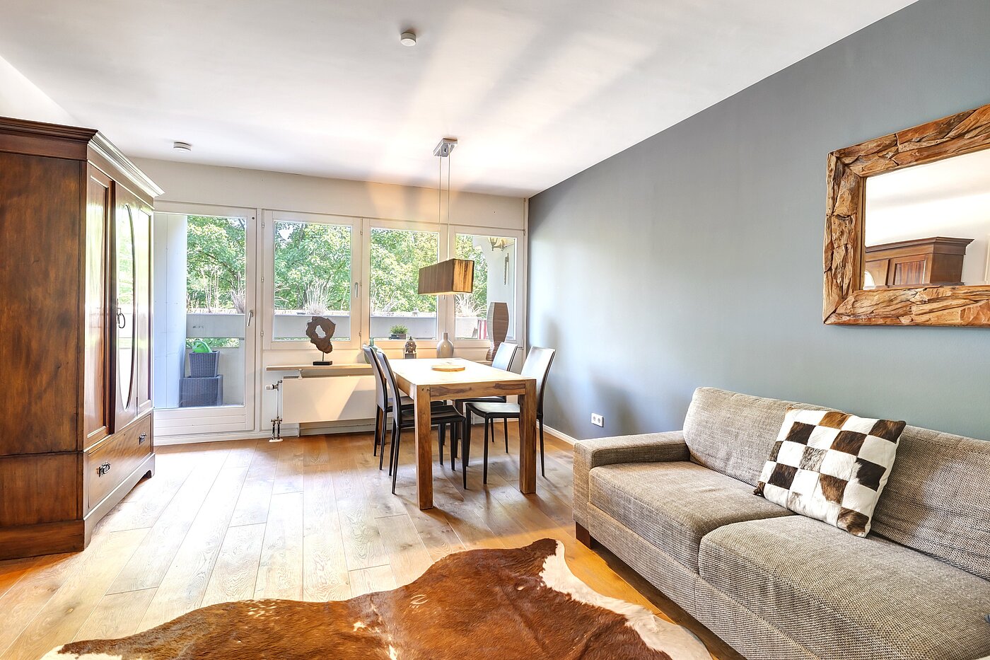 Apartamento de 2 habitaciones | München-Obersendling | 701825 | ...mit großen Fensterfronten...