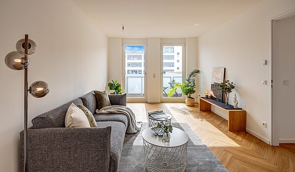 Apartamento de 2.5 habitaciones | München-Schwanthalerhöhe | 2210ML2 | Lichtdurchflutetes Wohnzimmer