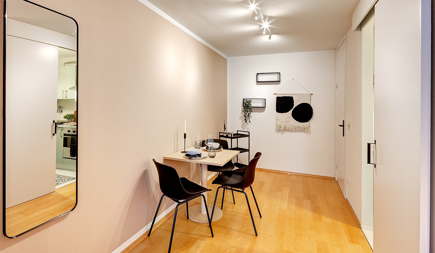 Apartamento de 1 habitación | München-Maxvorstadt | 70132 | Ansprechende Essecke