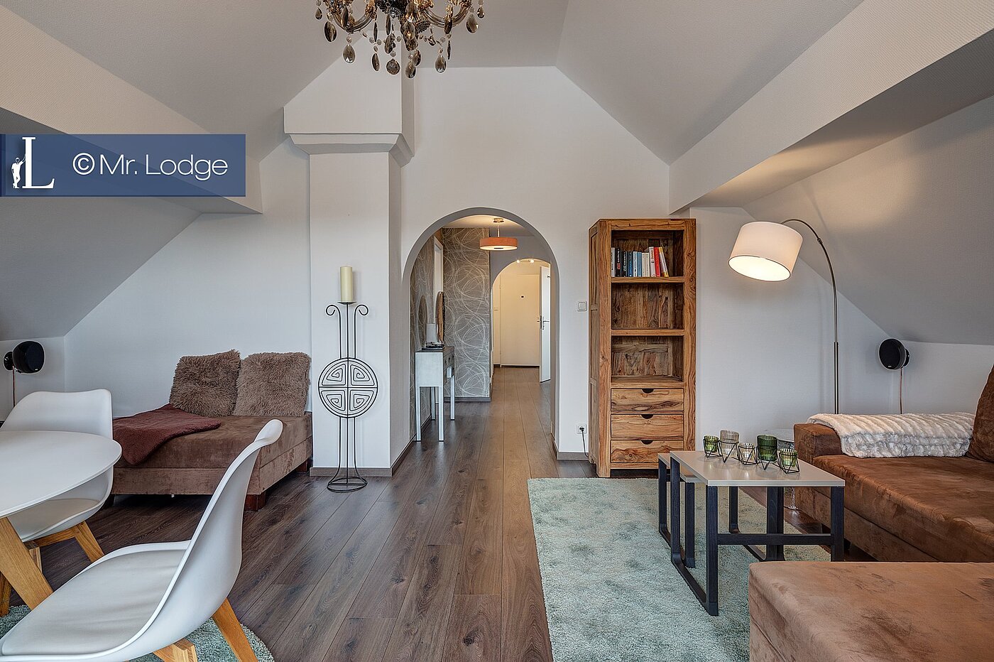 Piso ático de 3 habitaciones | München-Hasenbergl | 1803D9 | Offener Wohnbereich