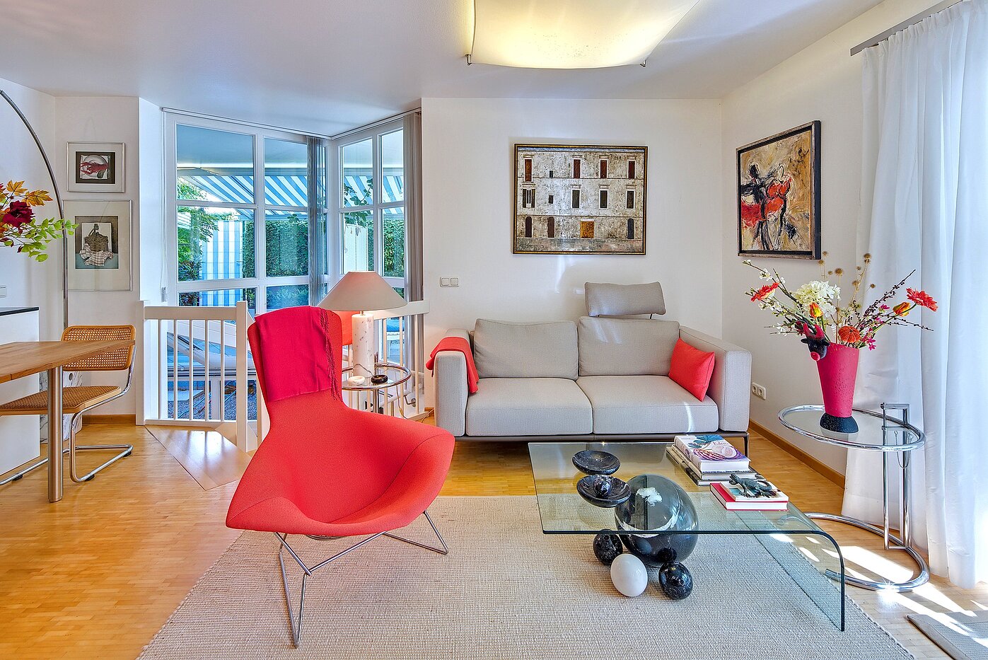 Piso en planta baja de 2 habitaciones | München-Obermenzing | 70280 | Wohnbereich