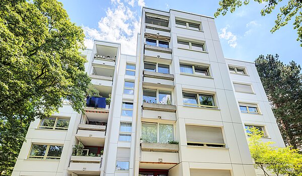 Apartamento de 2 habitaciones | München-Hadern | 704101 | Außenansicht Richtung Wintergarten