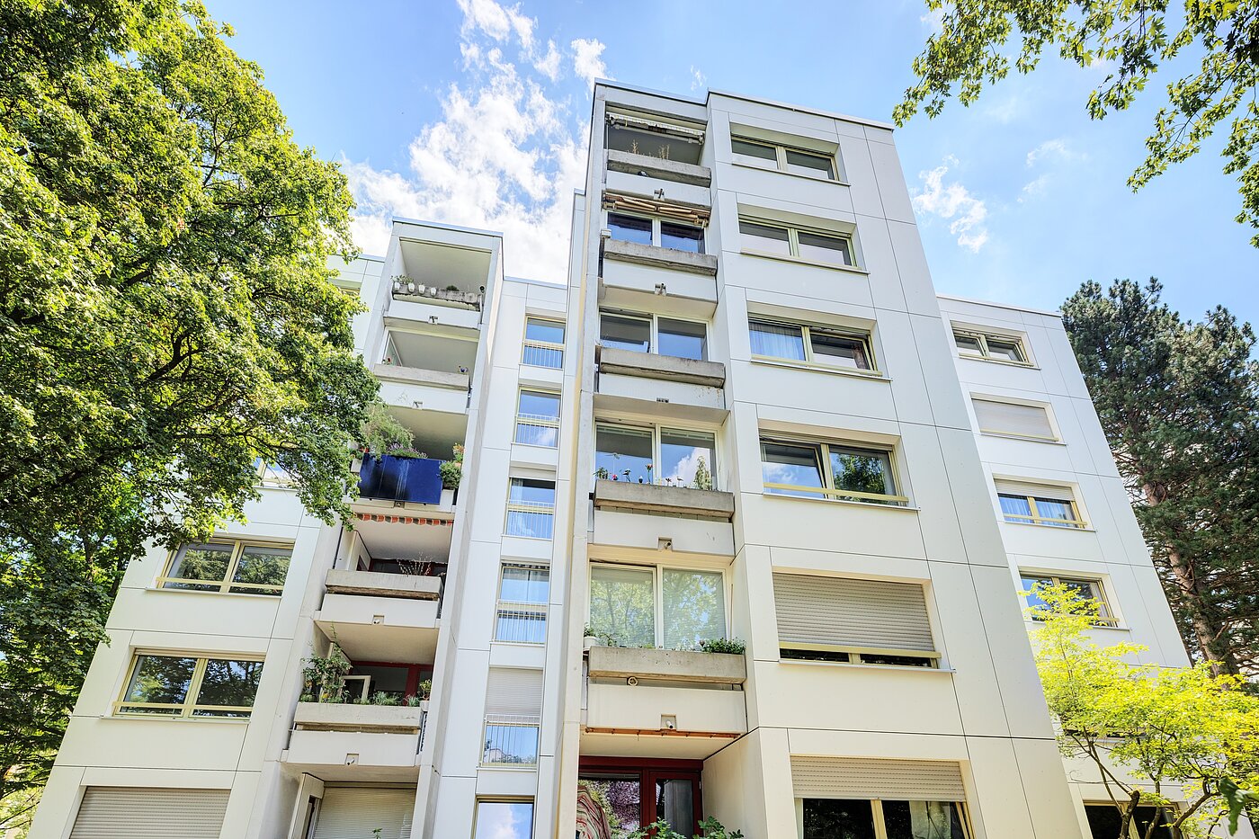 Apartamento de 2 habitaciones | München-Hadern | 704101 | Außenansicht Richtung Wintergarten