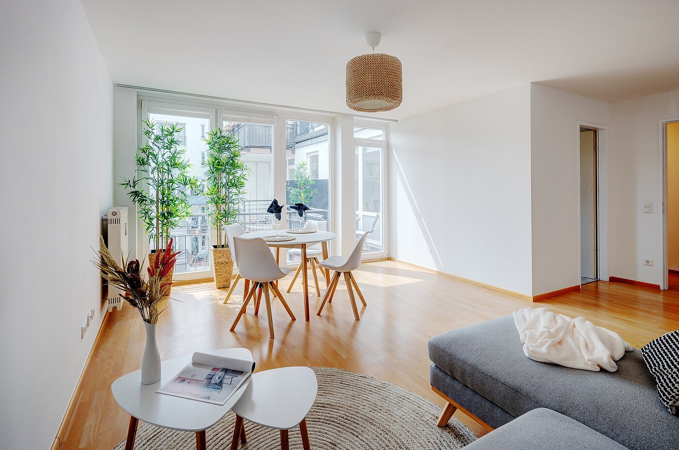 Apartamento de 2 habitaciones | München-Obersendling | 70039 | Bodentiefe Fenster bieten viel Licht