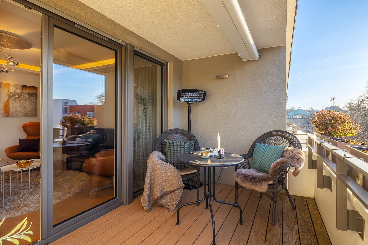 Apartamento de 4 habitaciones | München-Bogenhausen | 70380 | Gemütlicher Balkon...