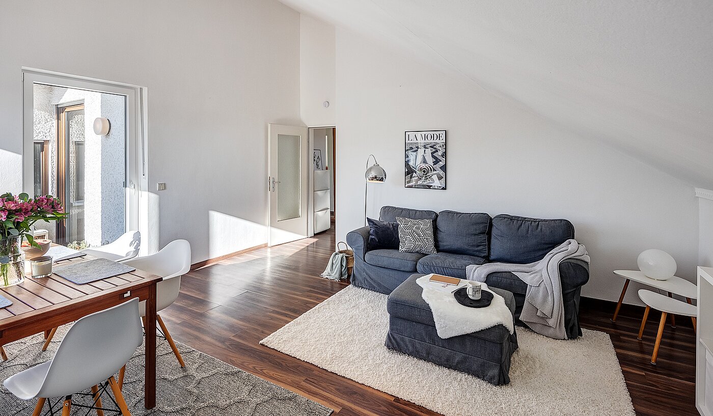 Apartamento de 2 habitaciones | München-Untermenzing | 70177 | Hohe Decken