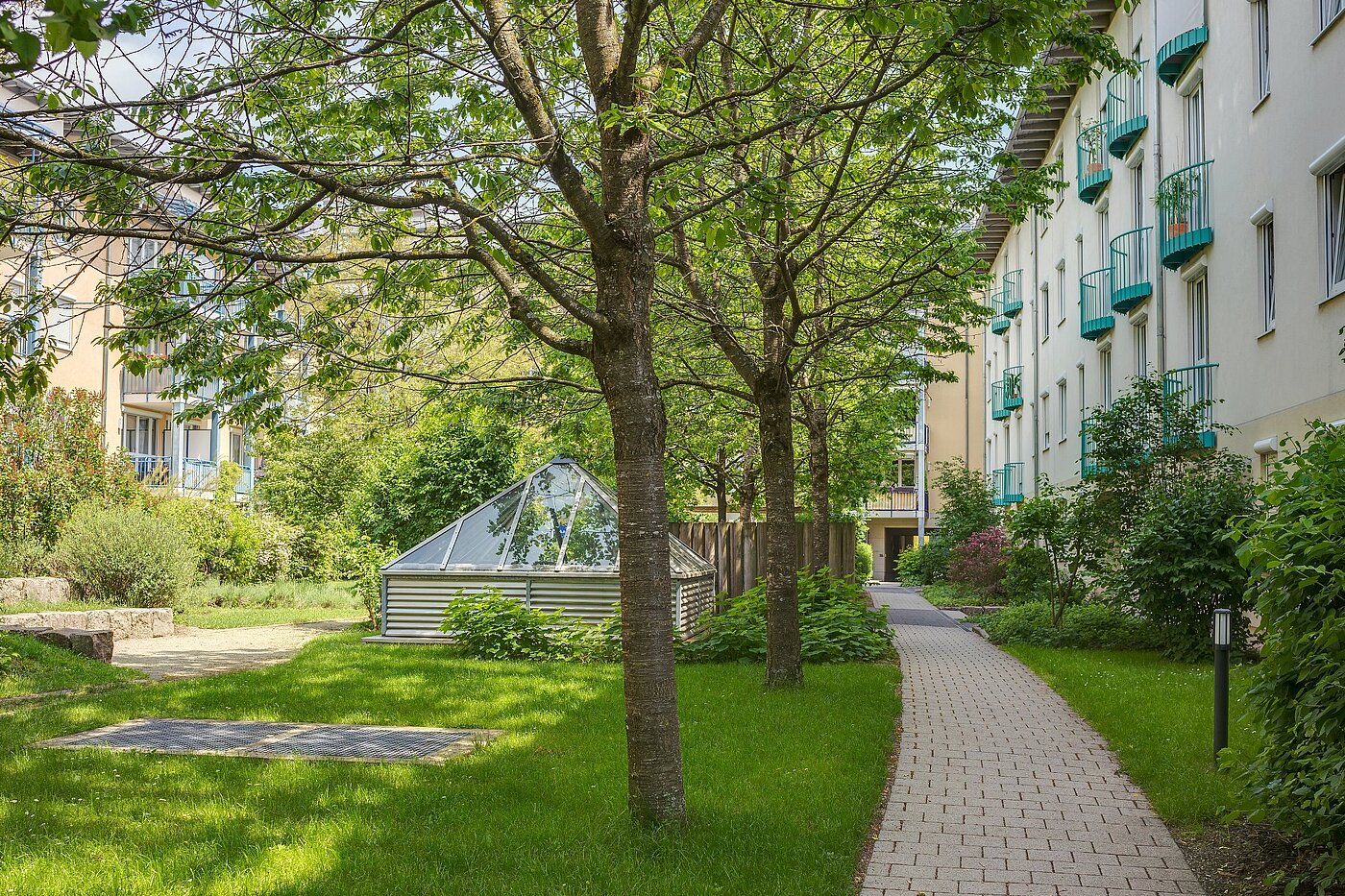 Piso en planta baja de 1.5 habitaciones | München-Obersendling | 1805ML2 | ....grünen Innenhof